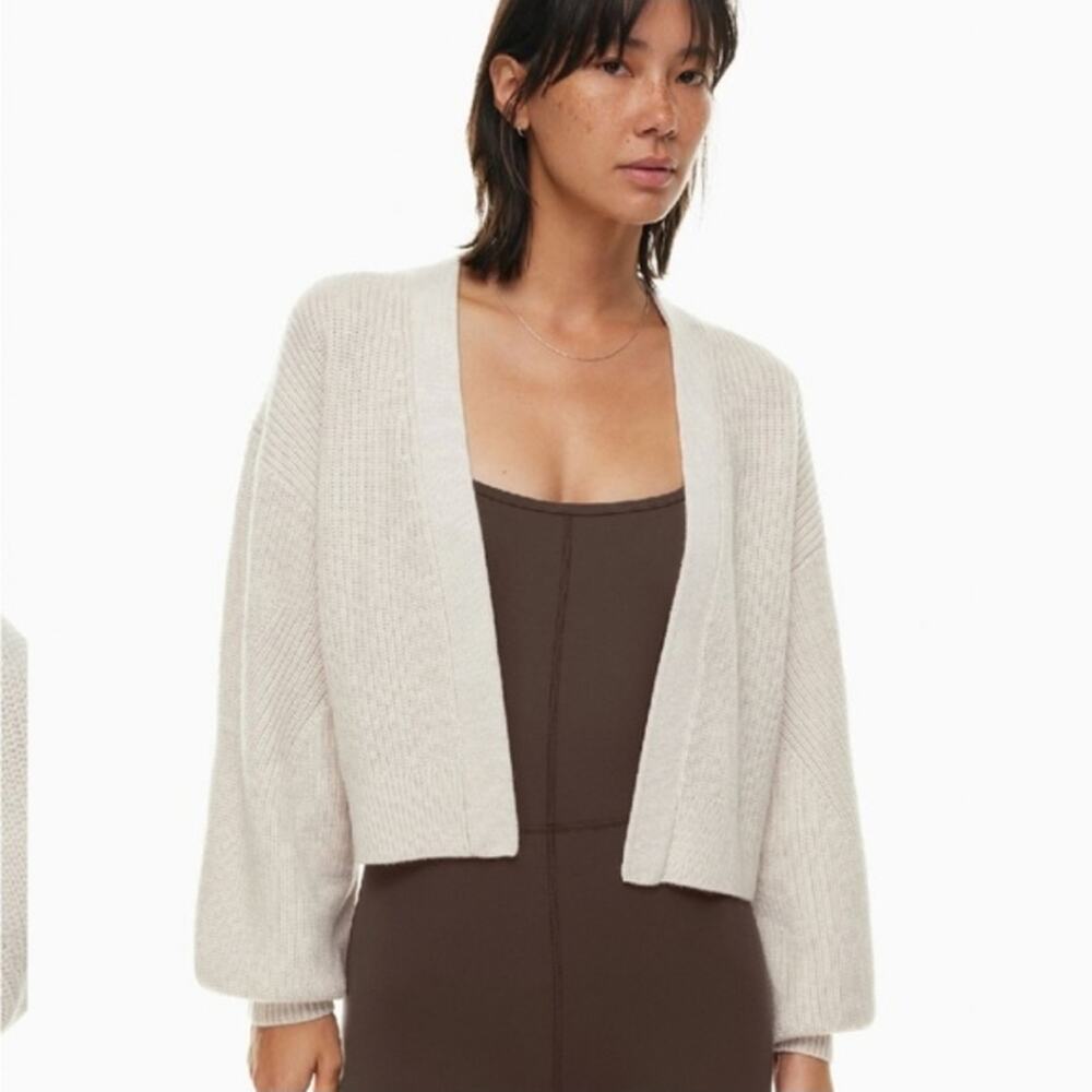Wilfred Cropped Cream Cardigan